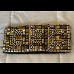 BCBGMAXAZRIA Mesh Clutch
